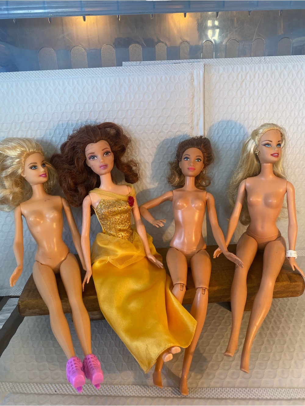 One Barbie Doll and Three Friends. 4 Dolls total